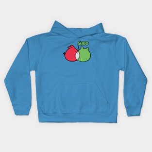 Angry Venn Diagram (red) Kids Hoodie